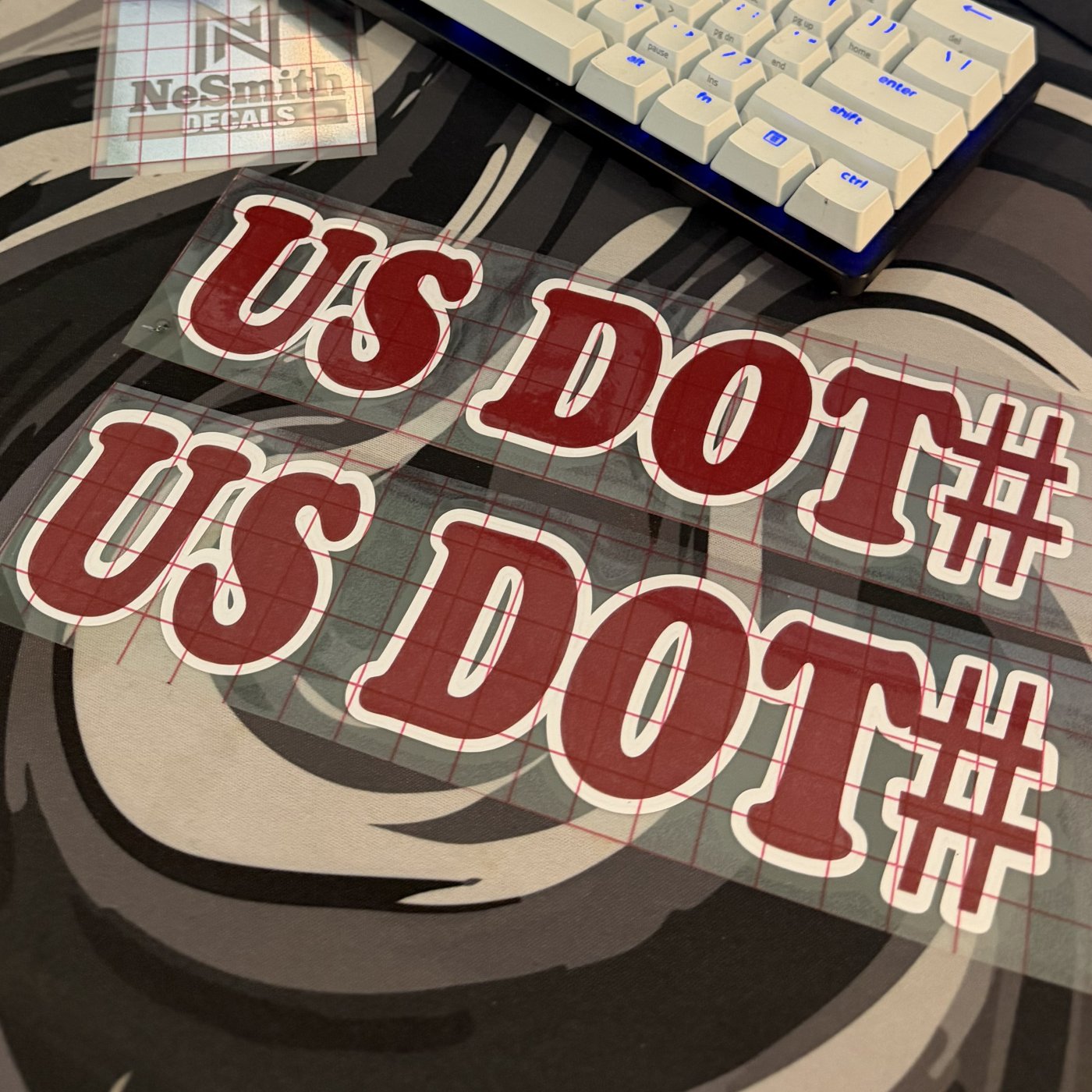 USDOT Truck Door Lettering Kit (Pair)